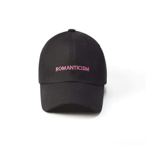 ROMANTICISM COTTON BALL CAP(BK/PI)